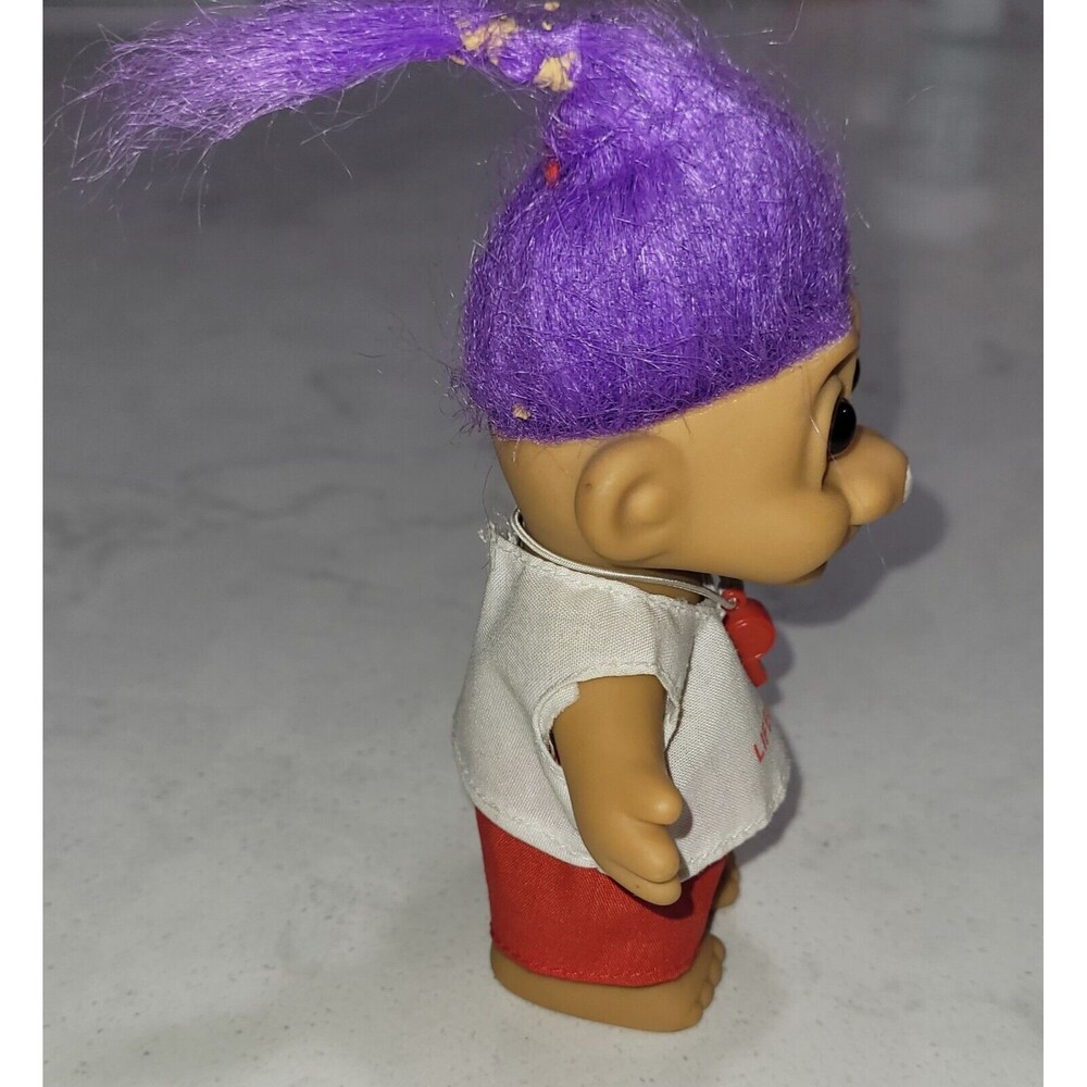 VINTAGE 1980 LIFEGUARD  5" Russ Troll Doll EUC - Picture 4 of 6